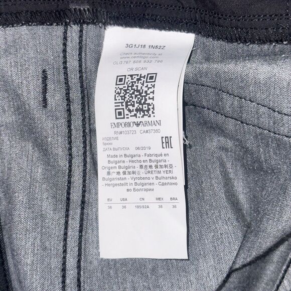 Emporio Armani Vintage Mens Denim‎ Chino Pants Size 36 - Picture 10 of 11